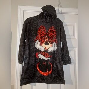 Minnie Mouse long body hoodie size M